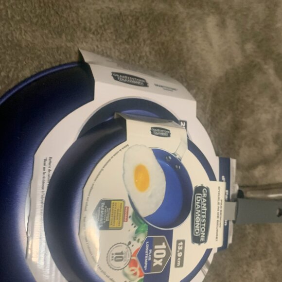 Granitestone Fry Pan Mineral Diamond Nonstick Coating long-lasting Skillet, 10" - Picture 4 of 6